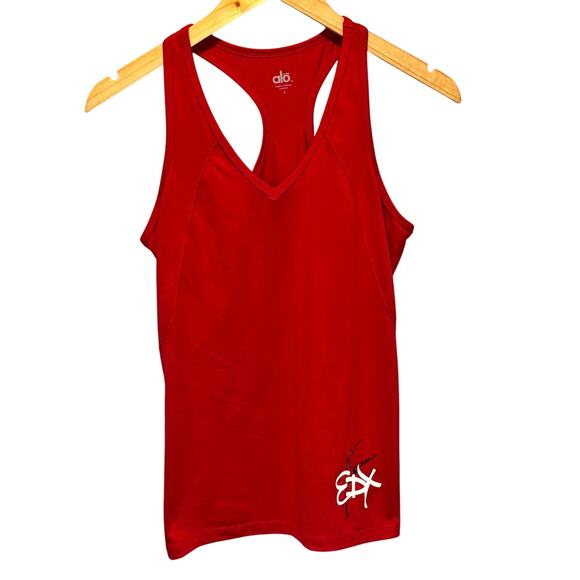 Alo Yoga Red Edx Racerback Tank - size Small - Picture 1 of 5